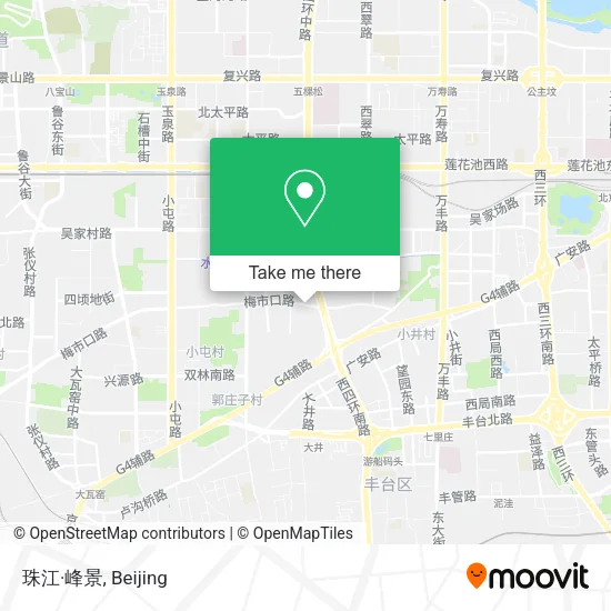 珠江·峰景 map