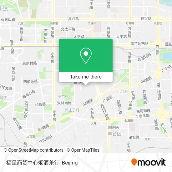 福星商贸中心烟酒茶行 map