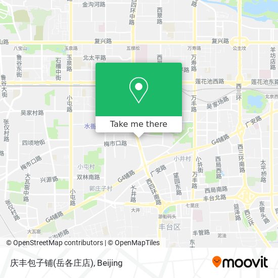 庆丰包子铺(岳各庄店) map