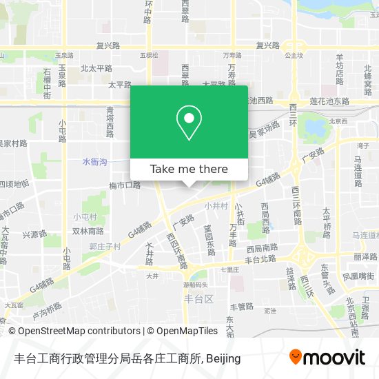 丰台工商行政管理分局岳各庄工商所 map