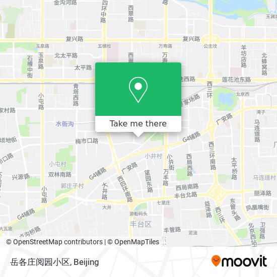 岳各庄阅园小区 map