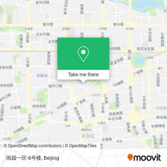 阅园一区-6号楼 map