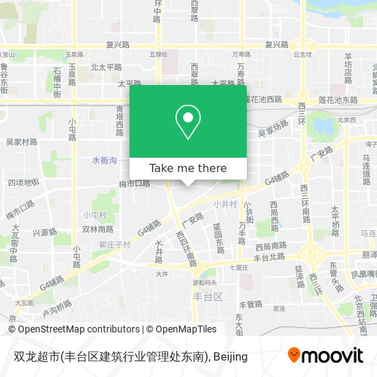双龙超市(丰台区建筑行业管理处东南) map