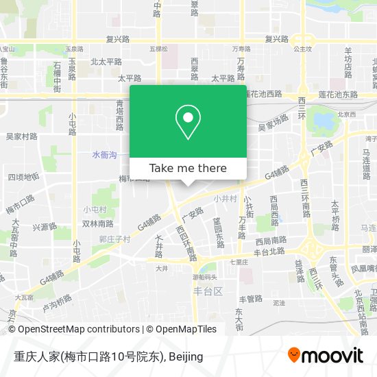 重庆人家(梅市口路10号院东) map