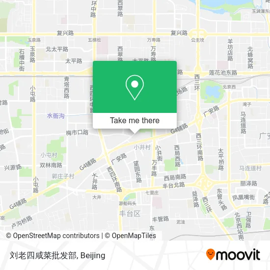 刘老四咸菜批发部 map