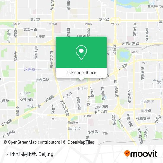 四季鲜果批发 map