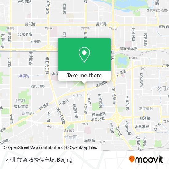 小井市场-收费停车场 map