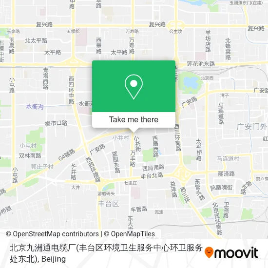 北京九洲通电缆厂(丰台区环境卫生服务中心环卫服务处东北) map