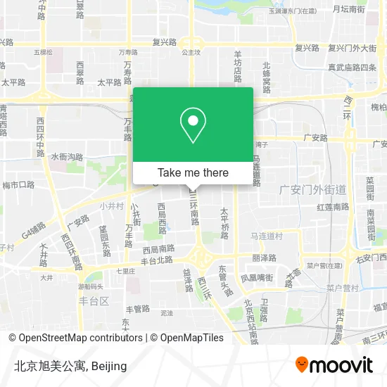 北京旭美公寓 map