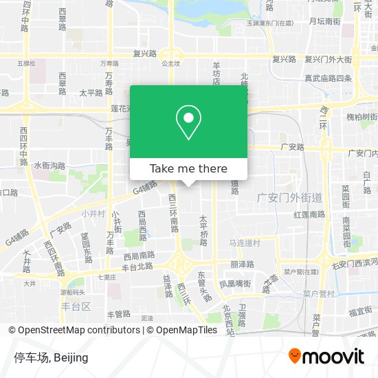 停车场 map
