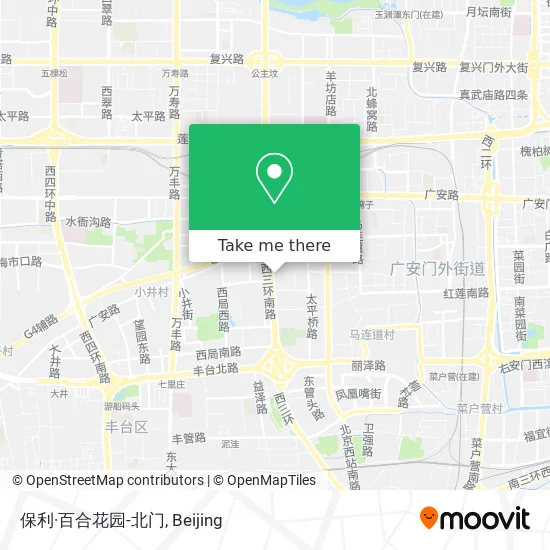 保利·百合花园-北门 map