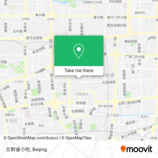 京辉缘小吃 map