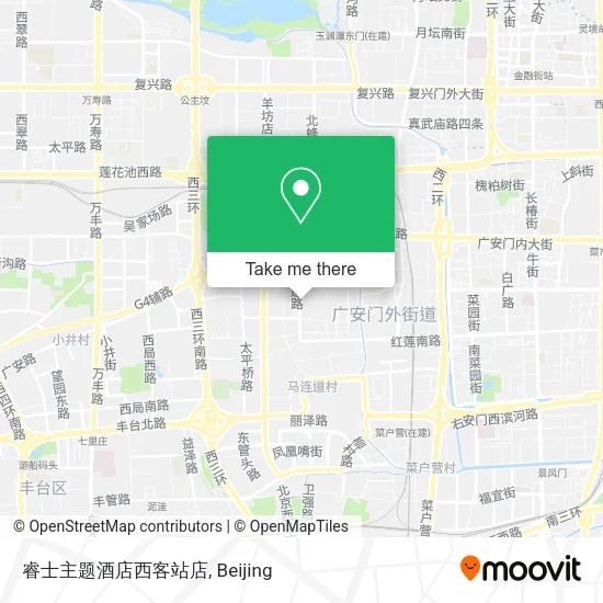 睿士主题酒店西客站店 map