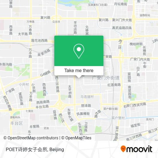 POET诗婷女子会所 map
