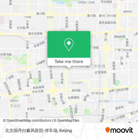 北京国丹白癜风医院-停车场 map