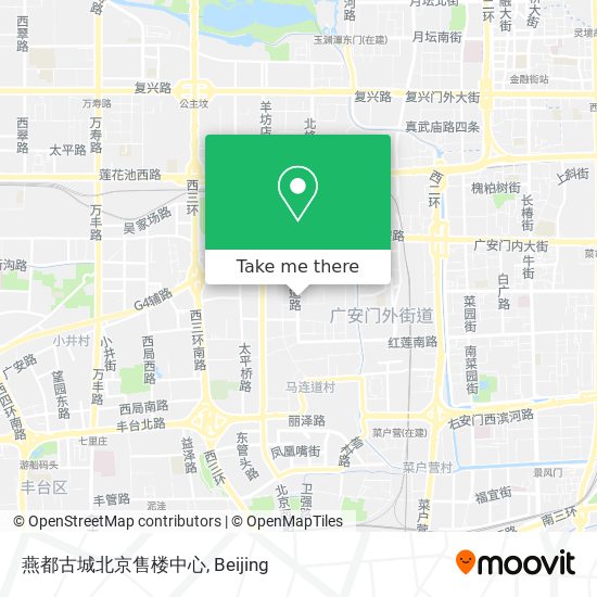 燕都古城北京售楼中心 map