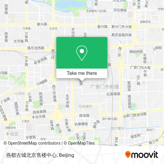 燕都古城北京售楼中心 map