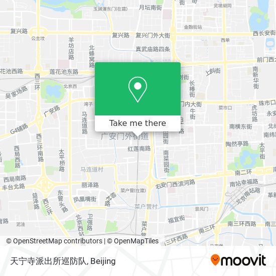 天宁寺派出所巡防队 map
