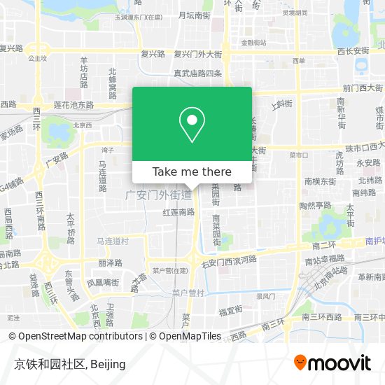 京铁和园社区 map