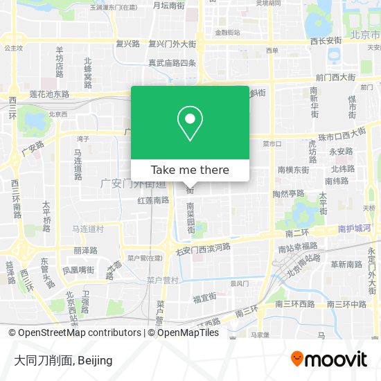 大同刀削面 map