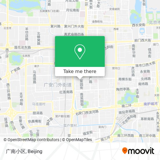 广南小区 map