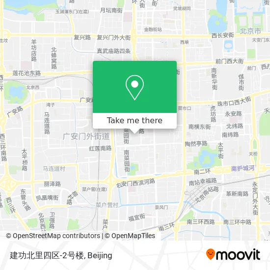 建功北里四区-2号楼 map