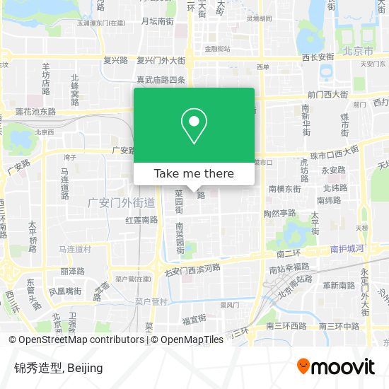 锦秀造型 map