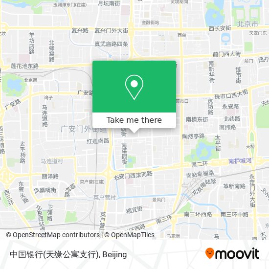 中国银行(天缘公寓支行) map