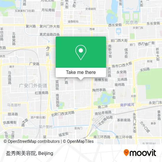 盈秀阁美容院 map