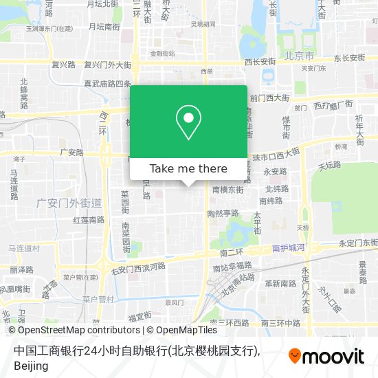 中国工商银行24小时自助银行(北京樱桃园支行) map