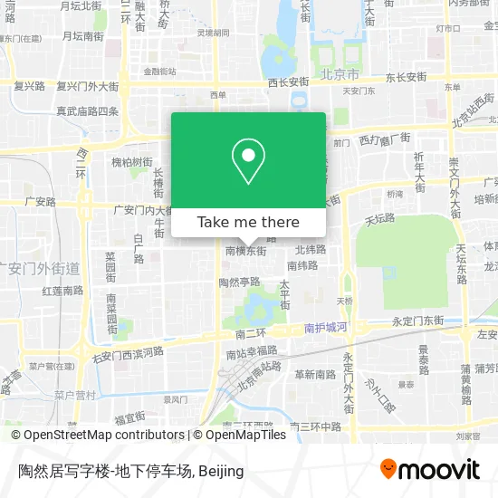 陶然居写字楼-地下停车场 map