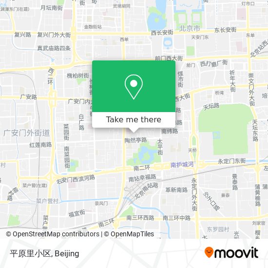 平原里小区 map