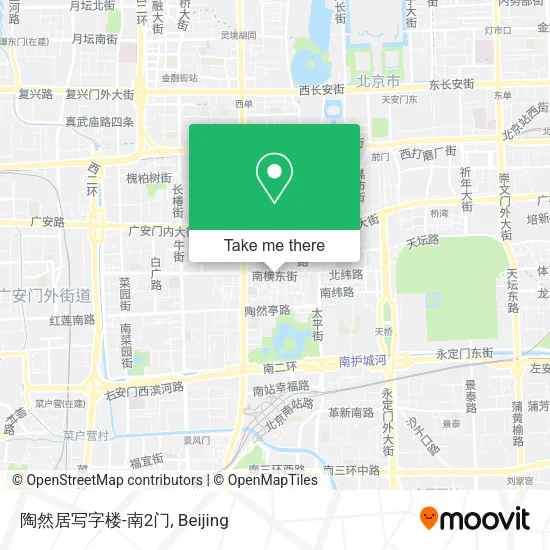 陶然居写字楼-南2门 map