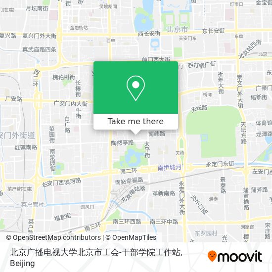 北京广播电视大学北京市工会-干部学院工作站 map