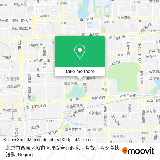 北京市西城区城市管理综合行政执法监督局陶然亭执法队 map