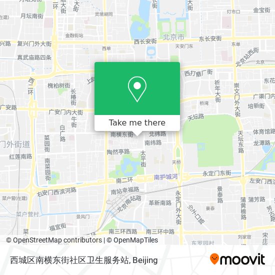 西城区南横东街社区卫生服务站 map