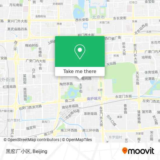 黑窑厂小区 map