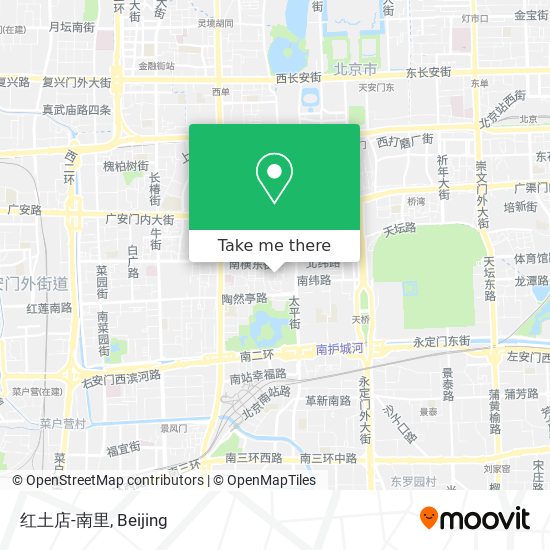 红土店-南里 map