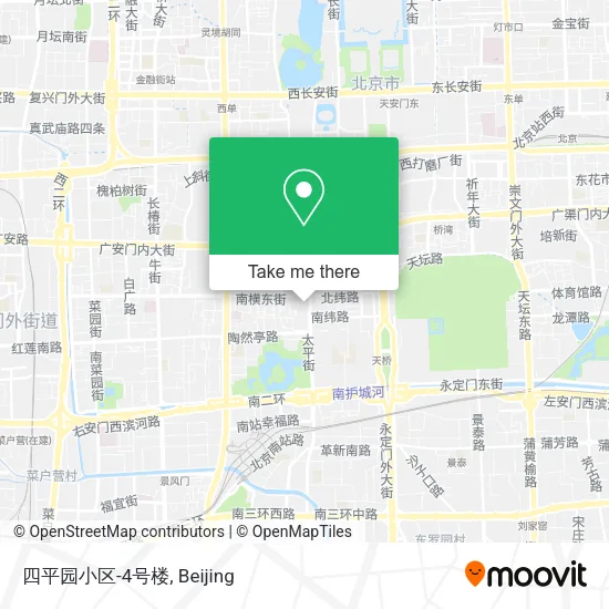 四平园小区-4号楼 map