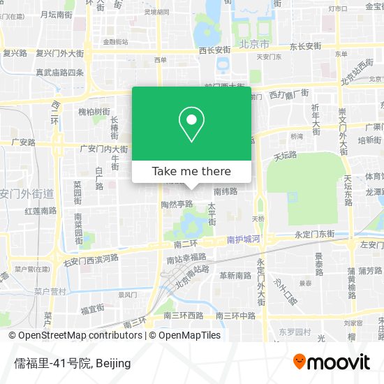 儒福里-41号院 map
