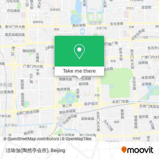 洁瑜伽(陶然亭会所) map