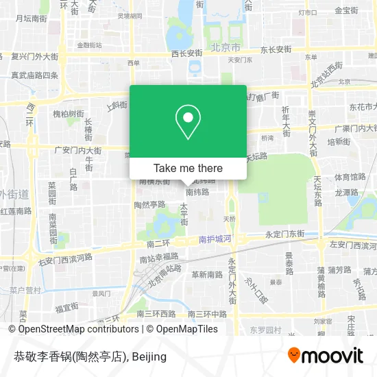 恭敬李香锅(陶然亭店) map