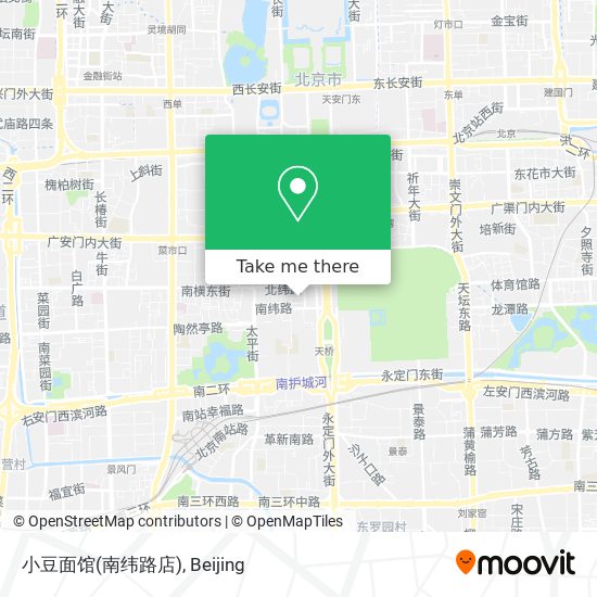 小豆面馆(南纬路店) map