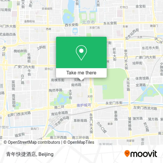 青年快捷酒店 map