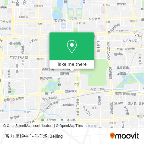 富力·摩根中心-停车场 map