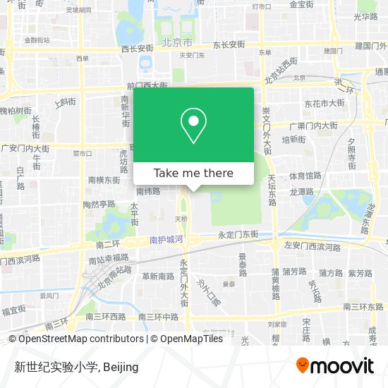 新世纪实验小学 map