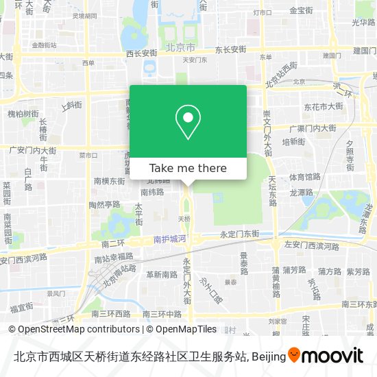 北京市西城区天桥街道东经路社区卫生服务站 map