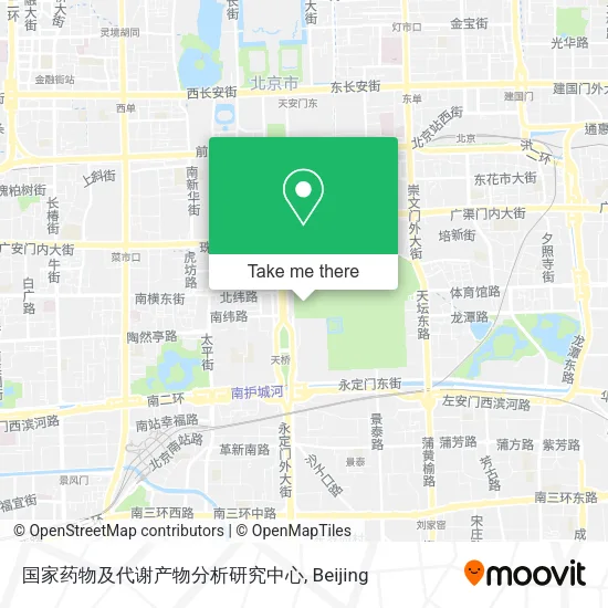 国家药物及代谢产物分析研究中心 map