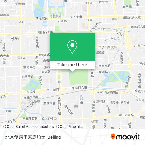 北京复康里家庭旅馆 map