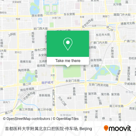 首都医科大学附属北京口腔医院-停车场 map